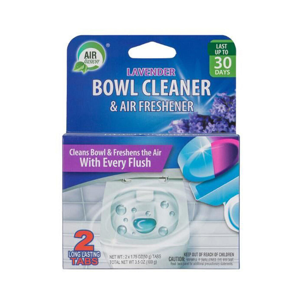 12x 2pc Air Fusion Toilet Bowl Cleaner & Air Freshener - Lavender
