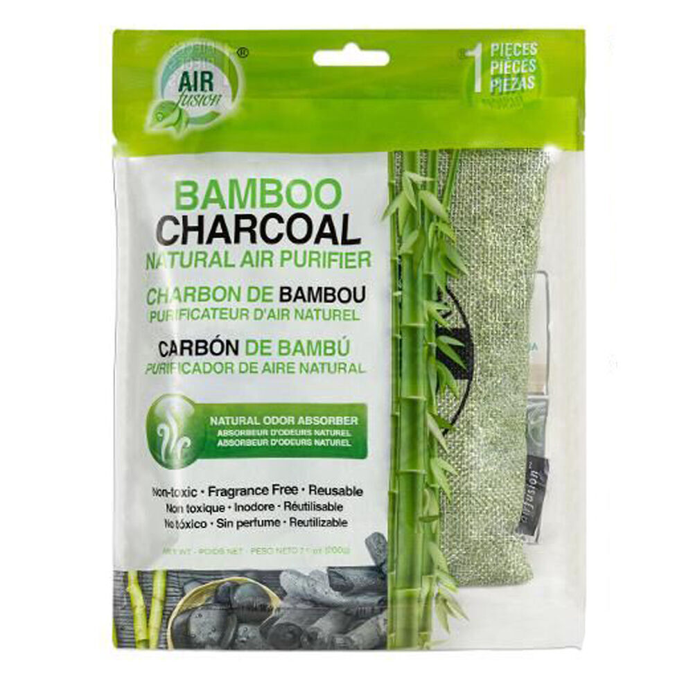 12PK Air Fusion Bamboo Charcoal Air Purifying Bag Odour Absorber 15x10cm