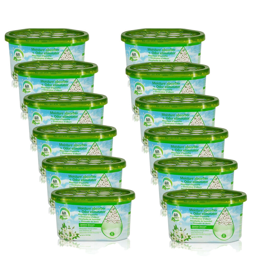12PK Air Fusion Moisture Absorber Odour Eliminator 189g - Jasmine