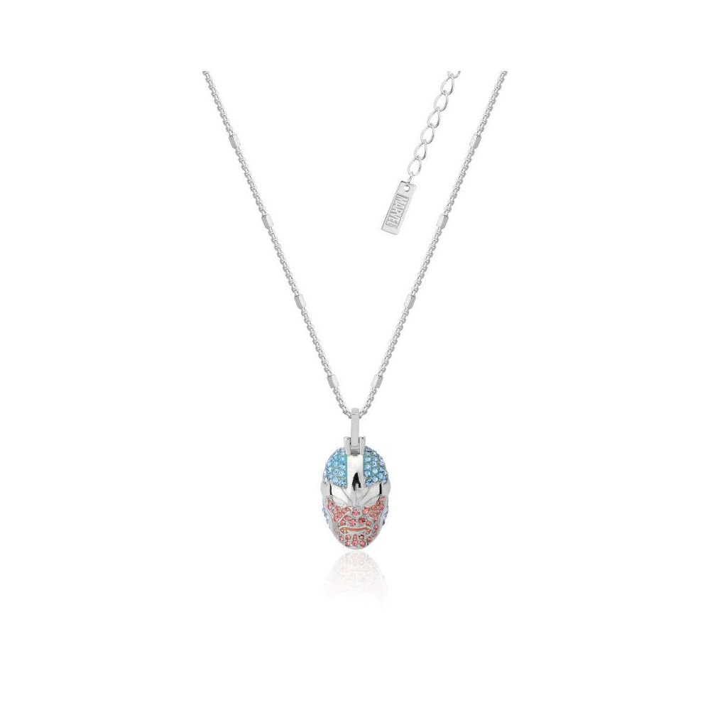 Couture Kingdom Marvel Thanos Crystal Necklace - Silver