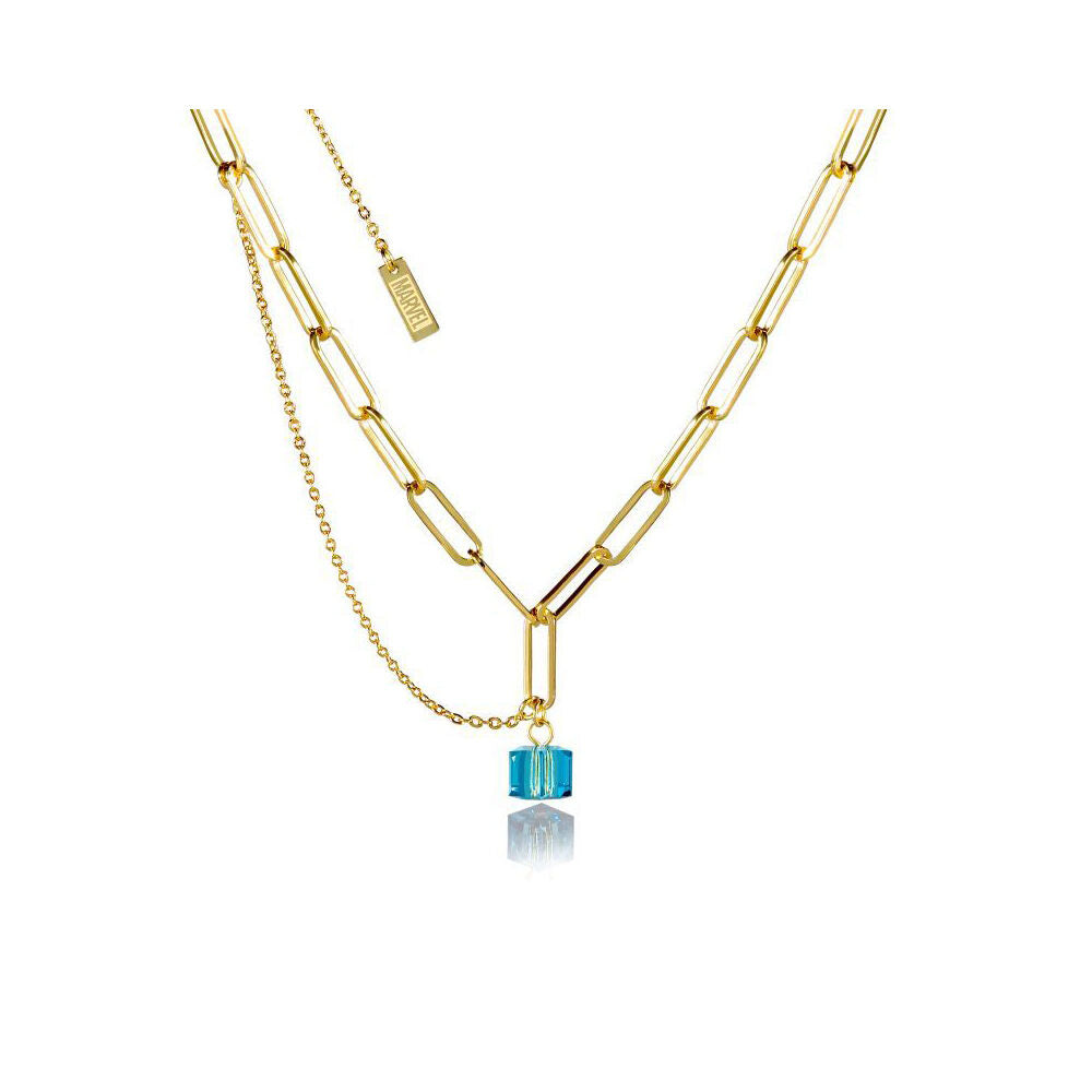 Couture Kingdom Marvel Tesseract Alternate Timeline Necklace - Gold