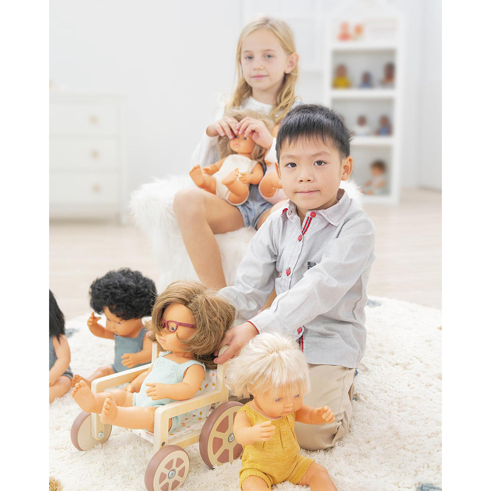 Miniland Wheelchair for 38cm Dolls Kids/Childrens Pretend Play Toy 3+