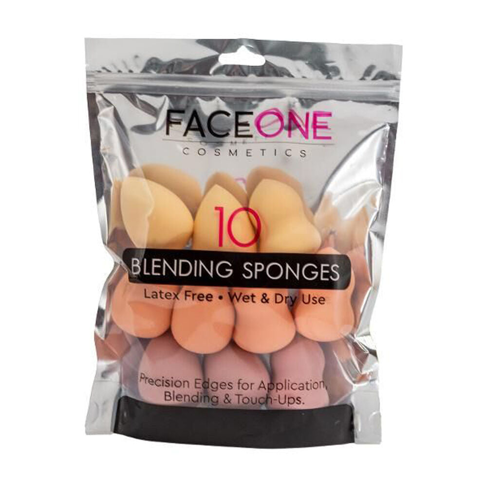 6x 10pc Faceone Beauty Blender Makeup Sponge Puff Foundation Applicator