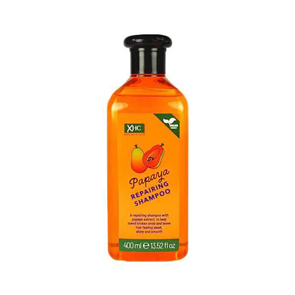 12PK XHC Papaya Repairing Restoring Shampoo For Dry Damaged Hair 400ml