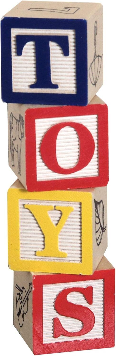 Melissa & Doug Wooden ABC123 Blocks Kids/Childrens Toy 2+