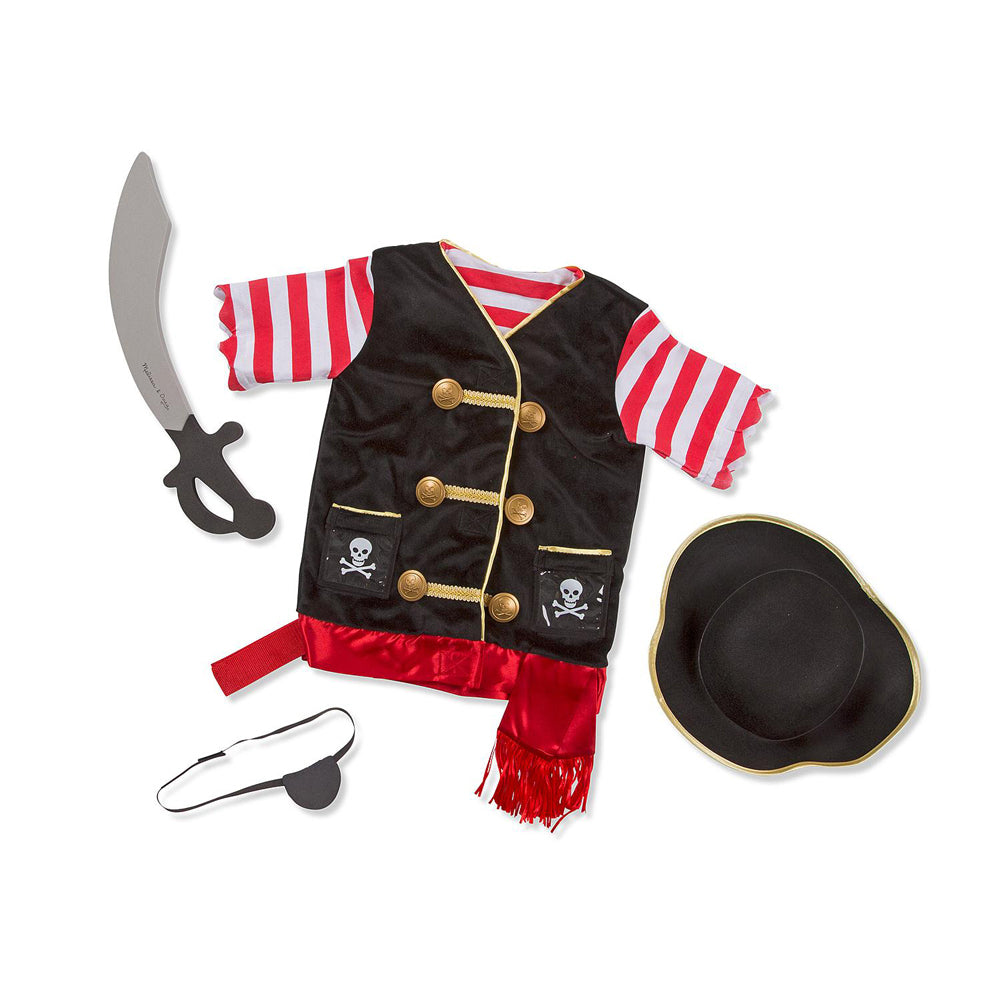 Melissa & Doug Pirate Role Play Costume Set Kids/Childrens Toy 3+