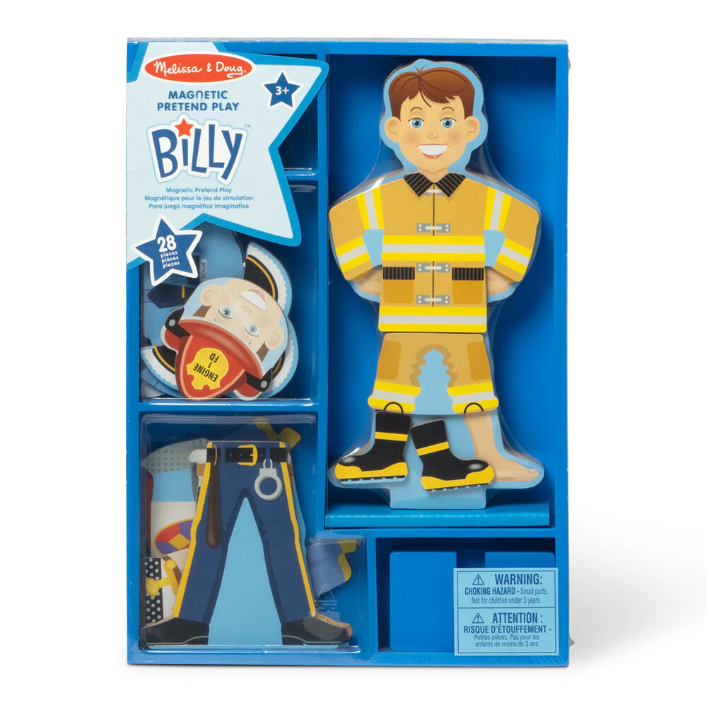 Melissa & Doug Billy Magnetic Dress-Up Pretend Play Kids Toy Set 3y+