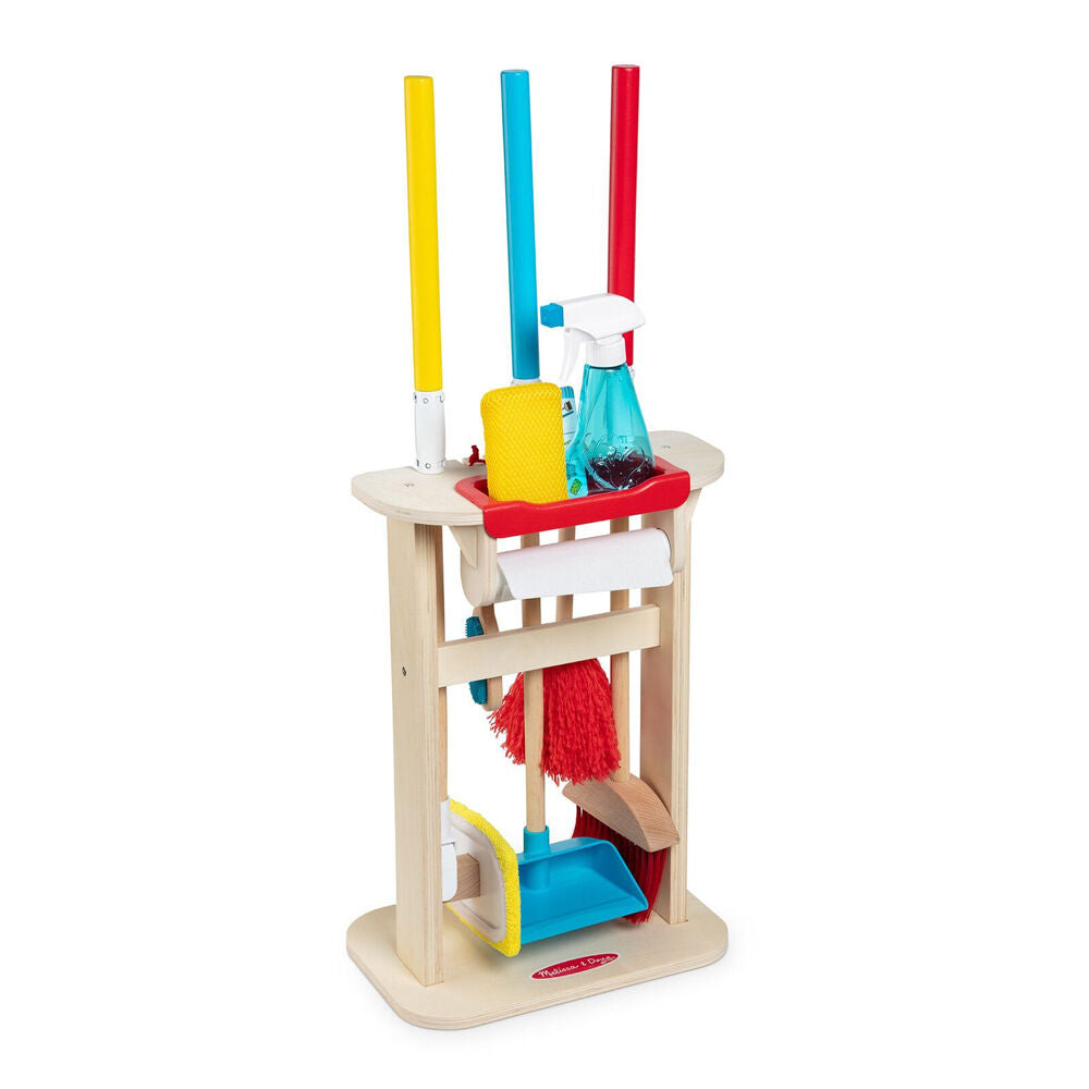 Melissa & Doug Deluxe Sparkle and Shine Cleaning Pretend Play Kids Toy Set 3y+