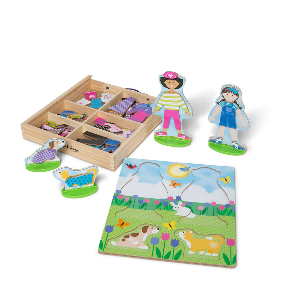 Melissa & Doug Best Friends Magnetic Dress-Up Kids Toy Mix and Match Game 3y+