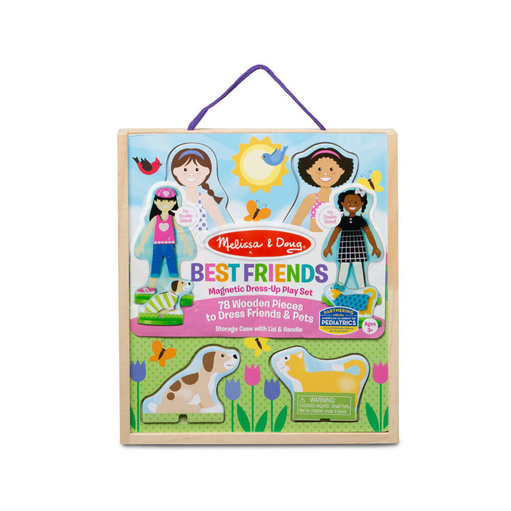 Melissa & Doug Best Friends Magnetic Dress-Up Kids Toy Mix and Match Game 3y+