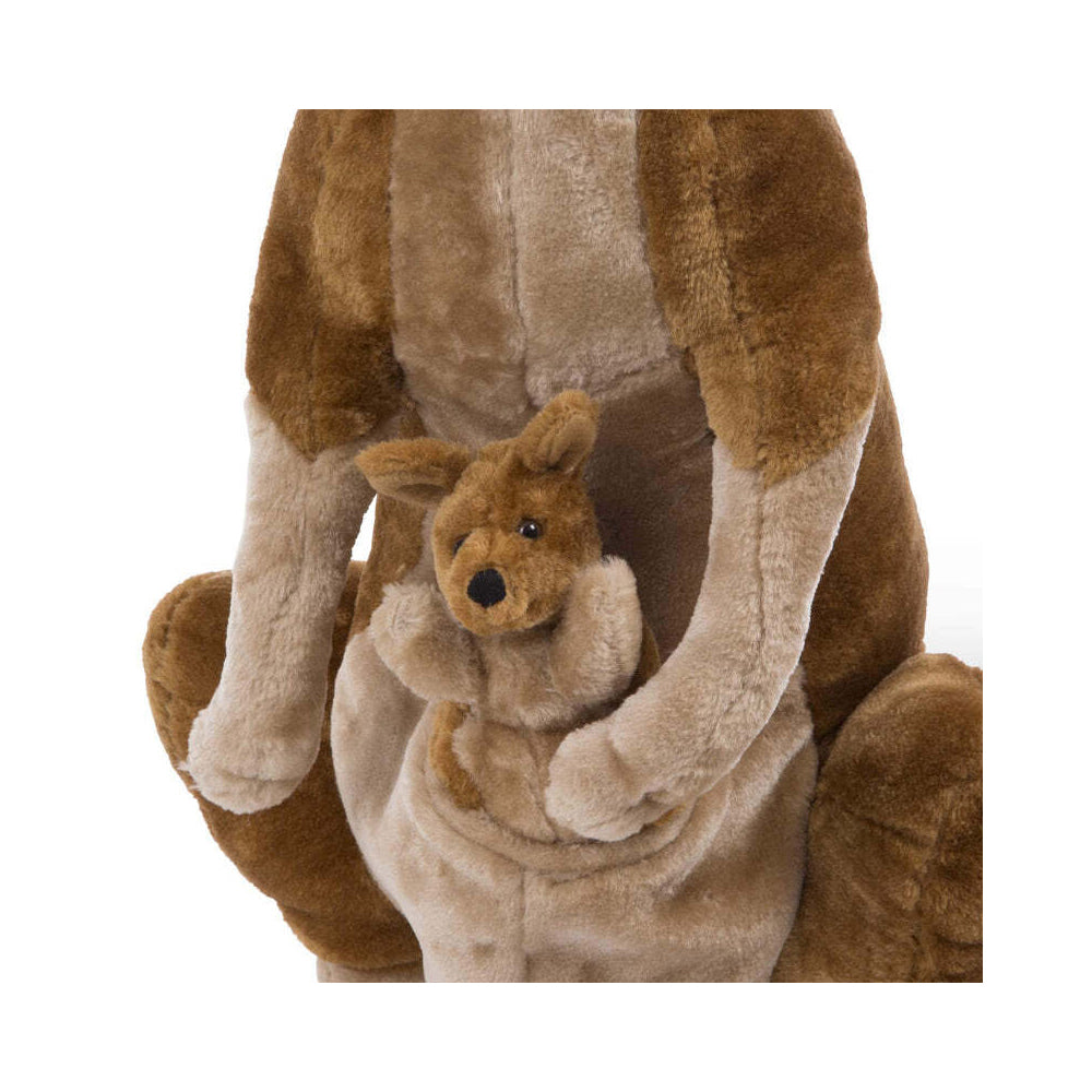 Melissa & Doug Large Plush Kangaroo and Joey Kids/Childrens Toy 3y+
