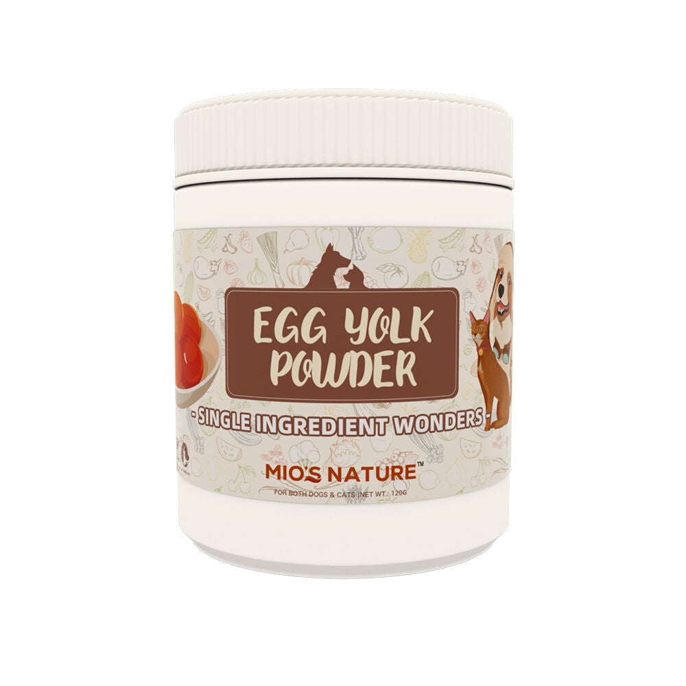 Mio's Nature Egg Yolk Nutritional Supplement Powder for Pet Cats/Dogs 120g