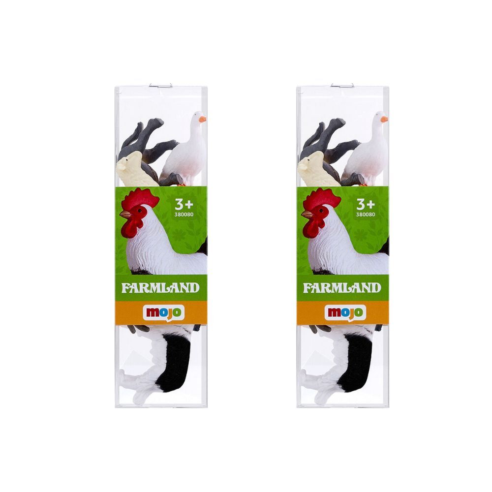 2x 12pc Mojo Farmland Animals Kids Fun Playset Toy 3y+ Assorted