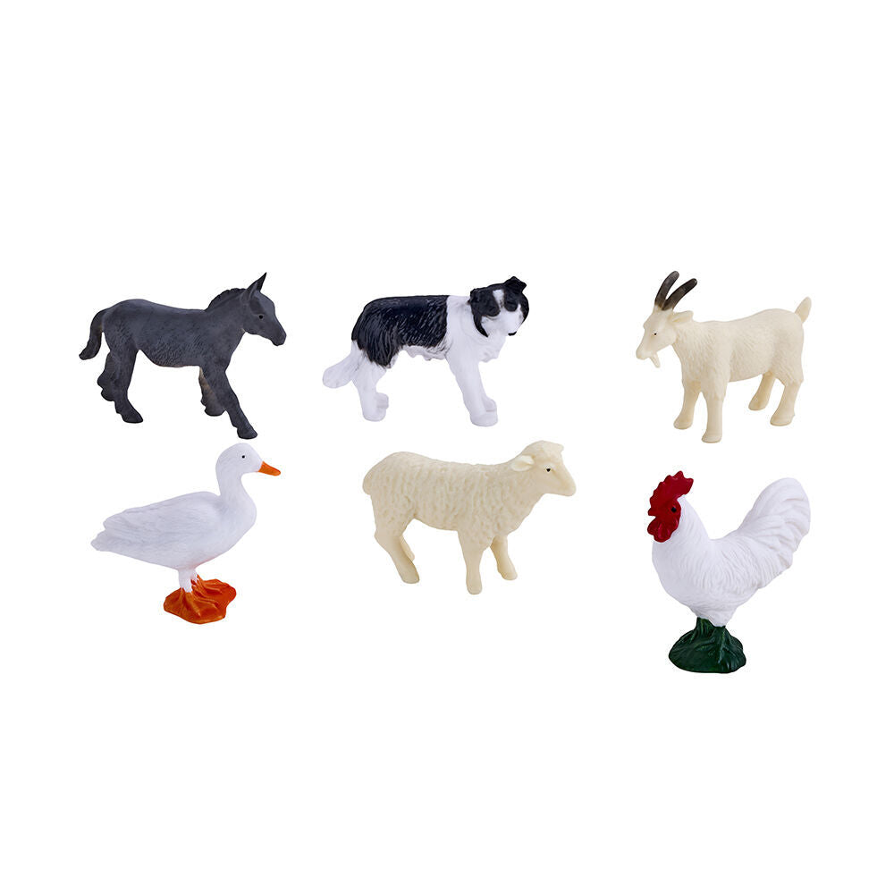 2x 12pc Mojo Farmland Animals Kids Fun Playset Toy 3y+ Assorted