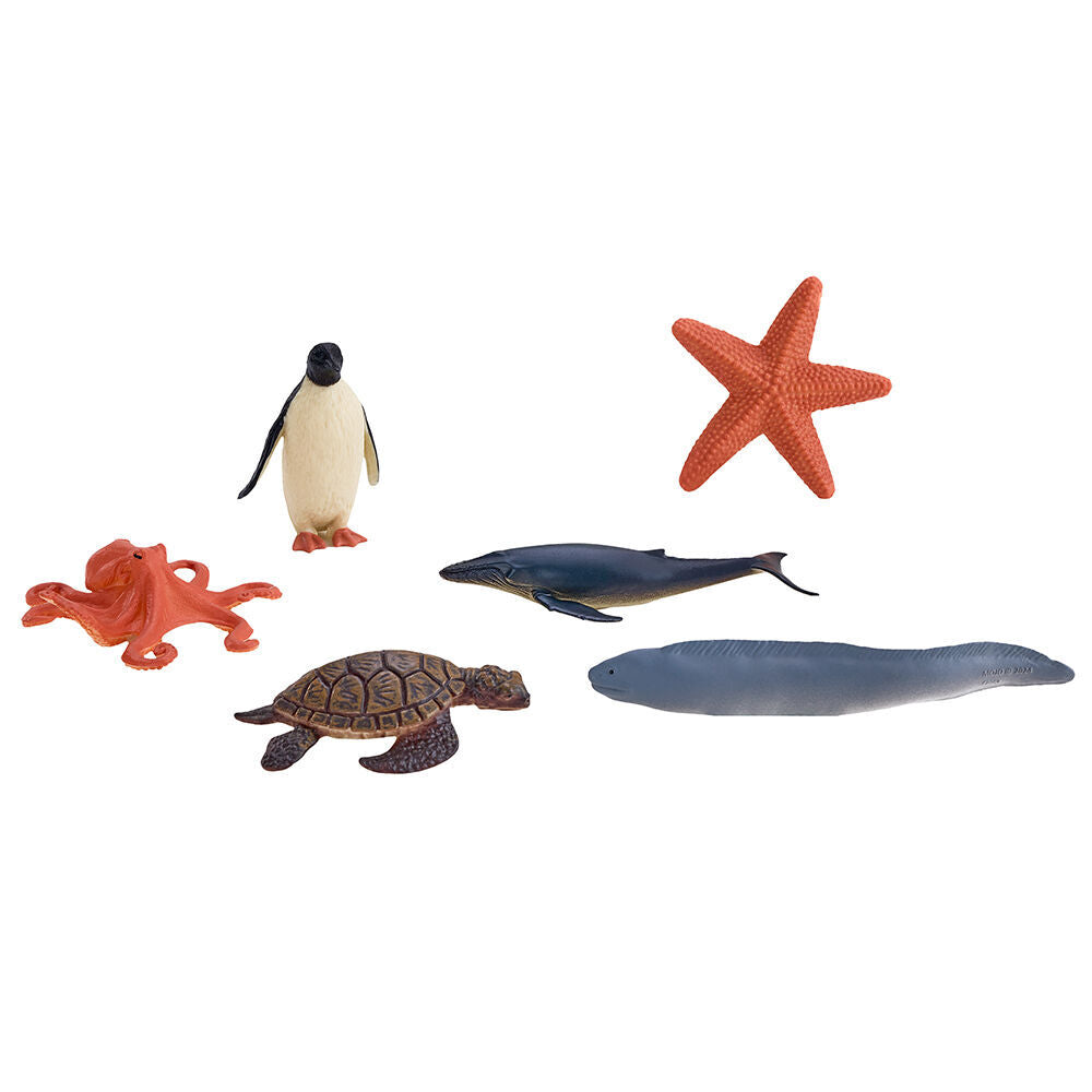 2x 12pc Mojo Sealife Animals Kids Fun Playset Toy 3y+ Assorted