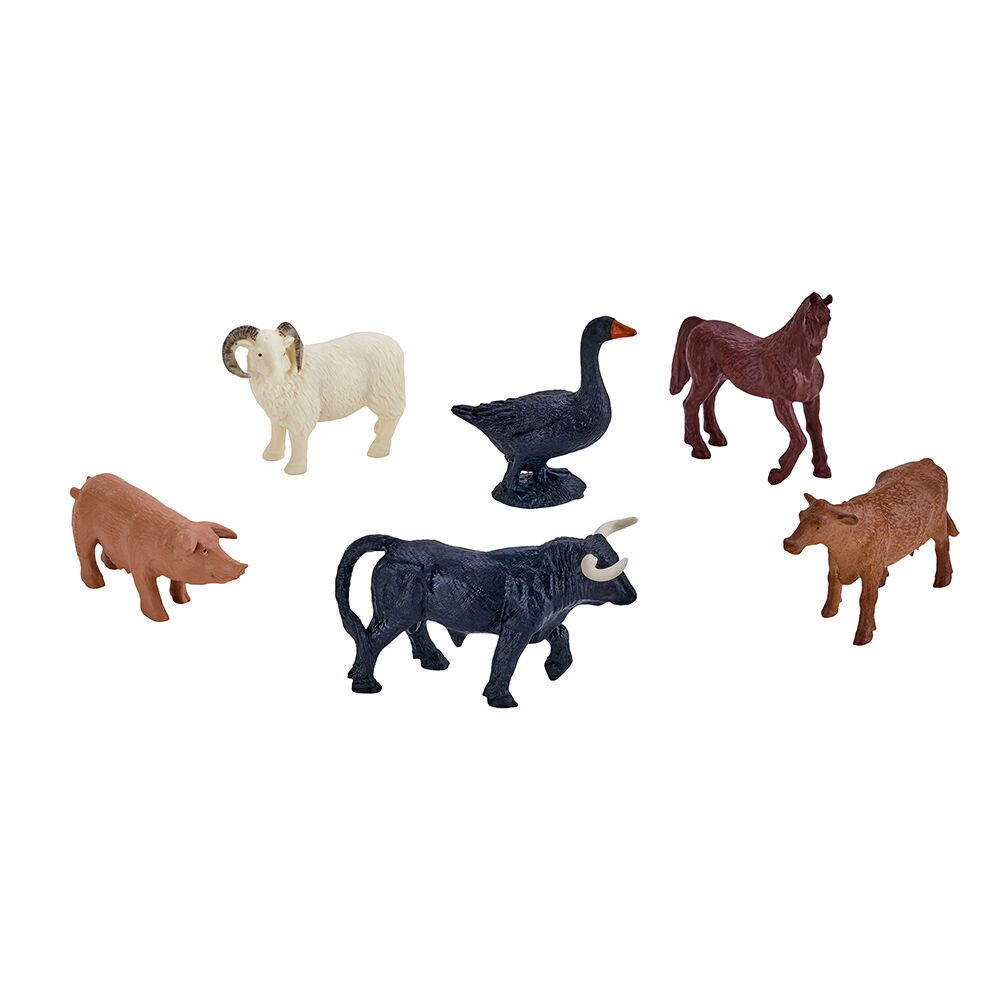 2x 6pc Mojo Farm Figure Kids Playset Toy 3y+ Assorted