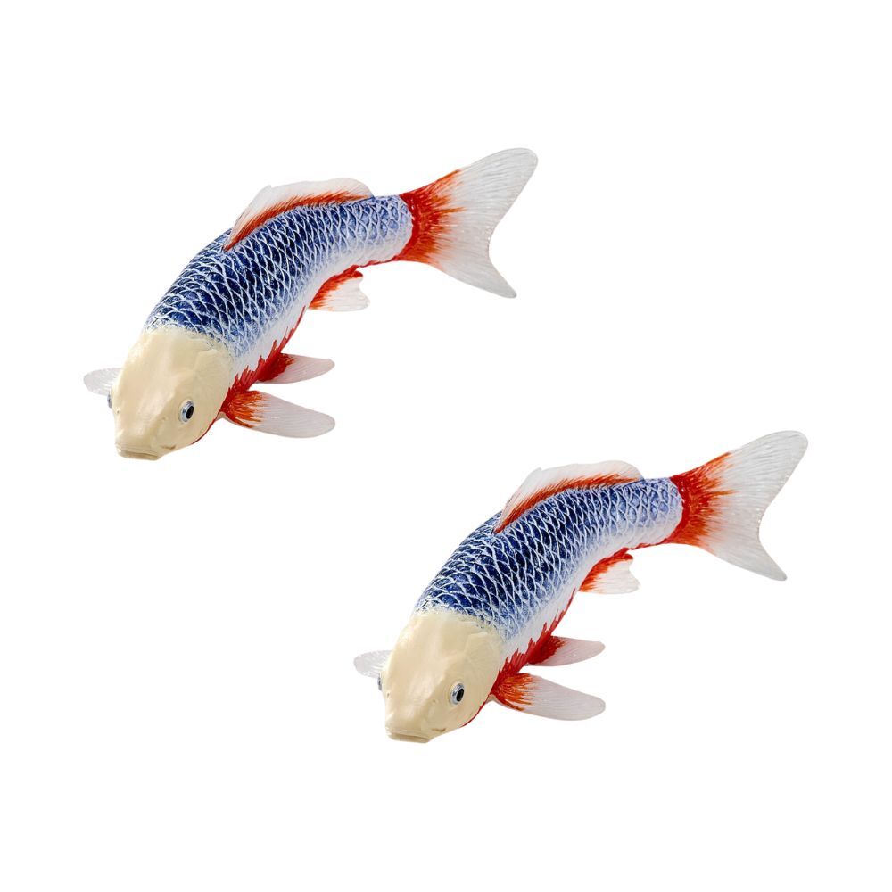 2PK Mojo Koi Carp Asagi Koi 2025 Figurine Toy - Blue/Red