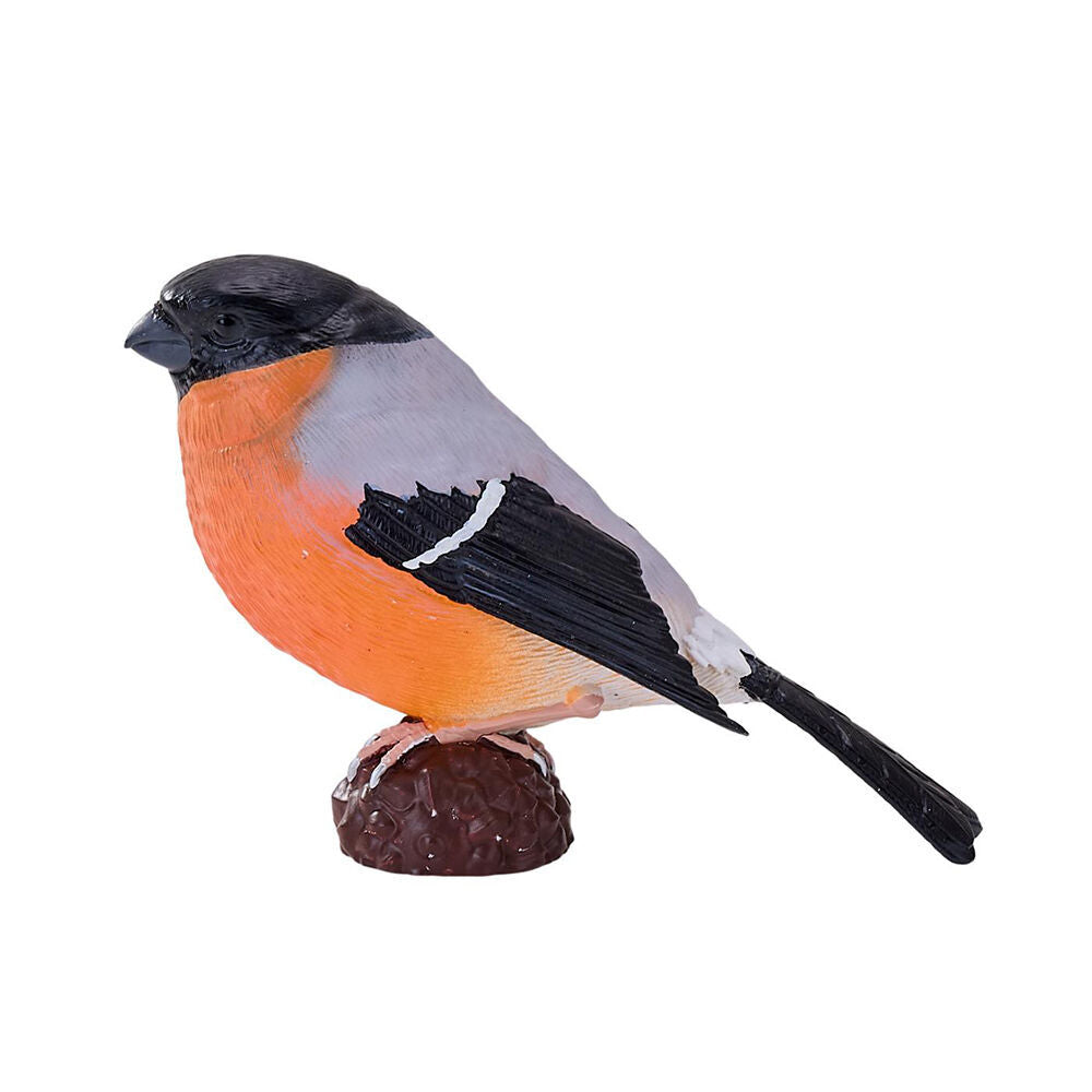 2PK Mojo Bullfinch 2025 Figurine Bird Sculpture - Red/Black