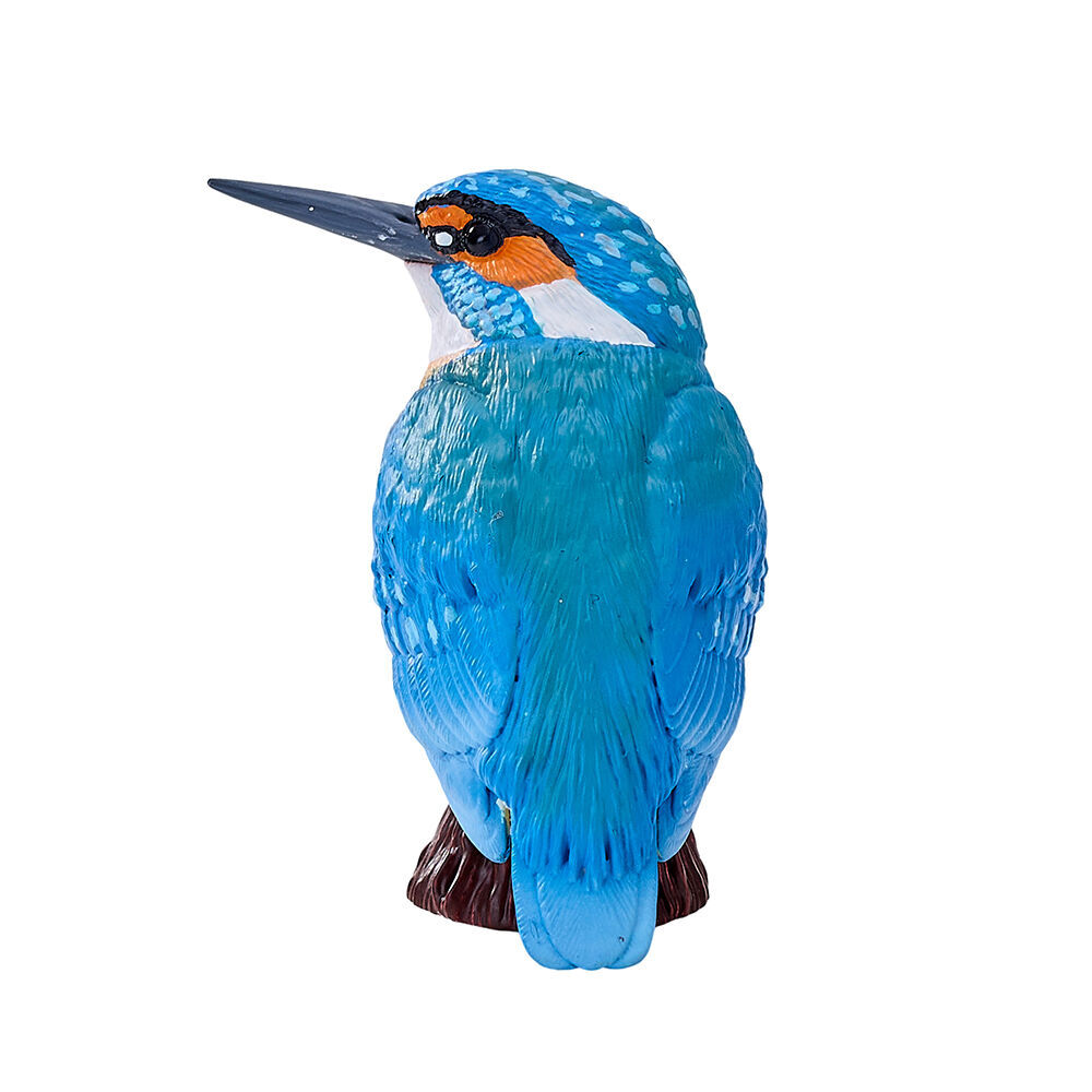 2PK Mojo Kingfisher 2025 Figurine Bird Sculpture - Blue/Orange