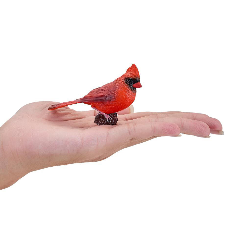 2PK Mojo Red Cardinal 2025 Figurine Bird Sculpture - Red