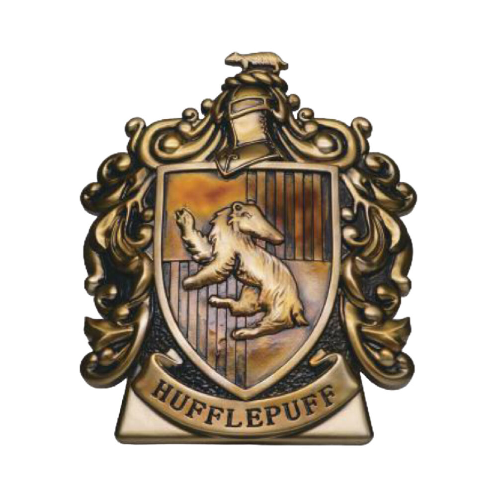 Harry Potter Hufflepuff Crest Logo PVC Money Bank Coin Holder