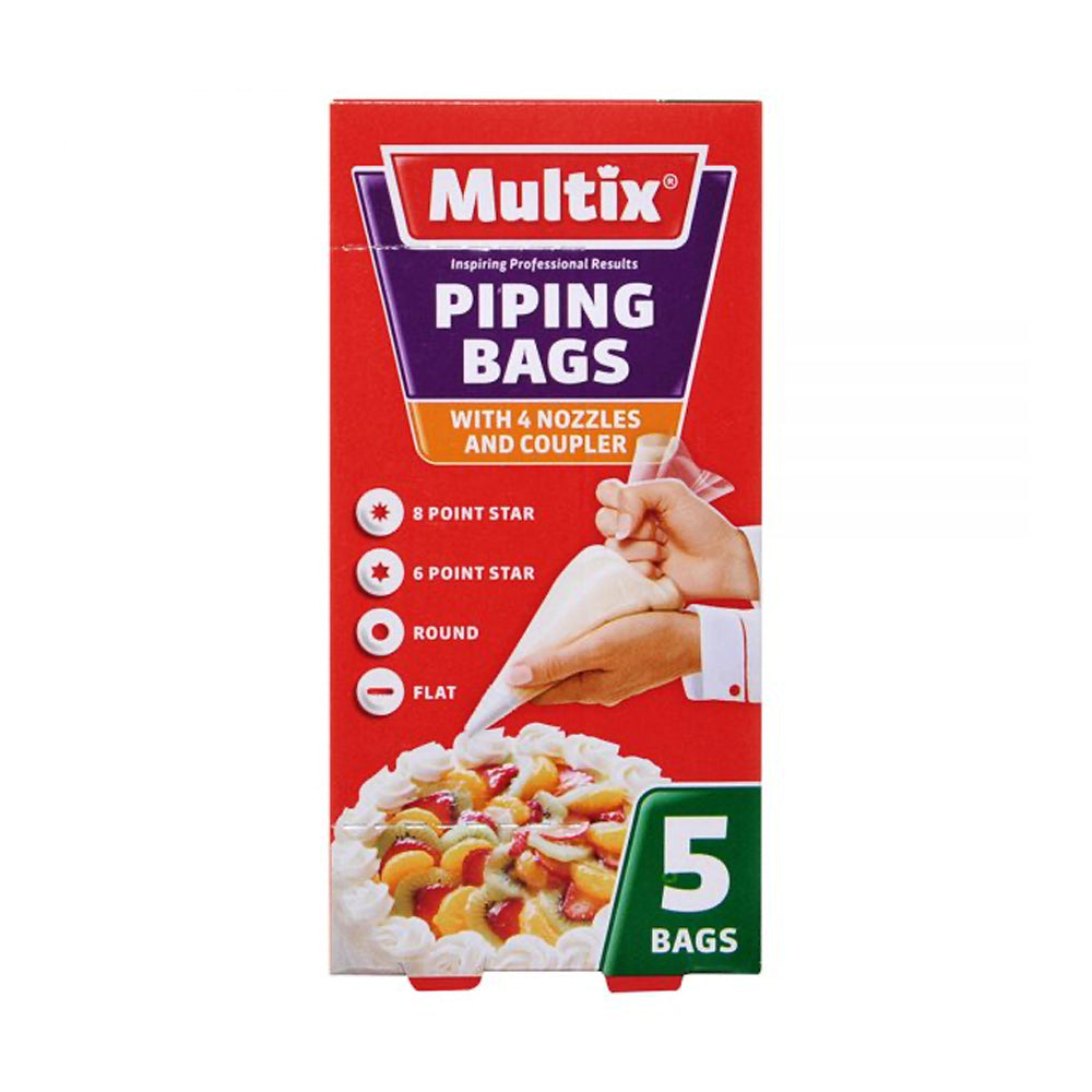 36pc Multix Piping Bags With Nozzles And Coupler Set