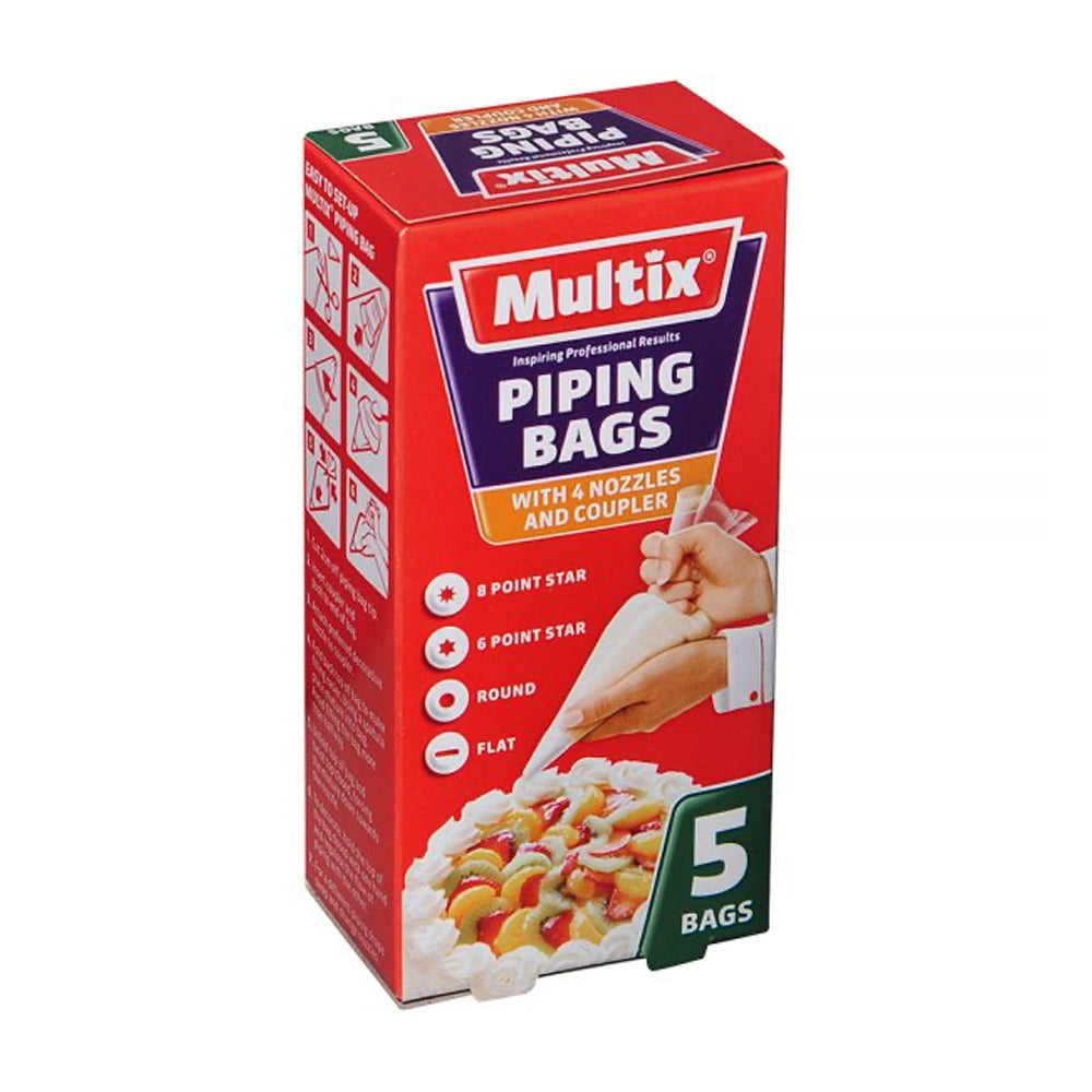 36pc Multix Piping Bags With Nozzles And Coupler Set