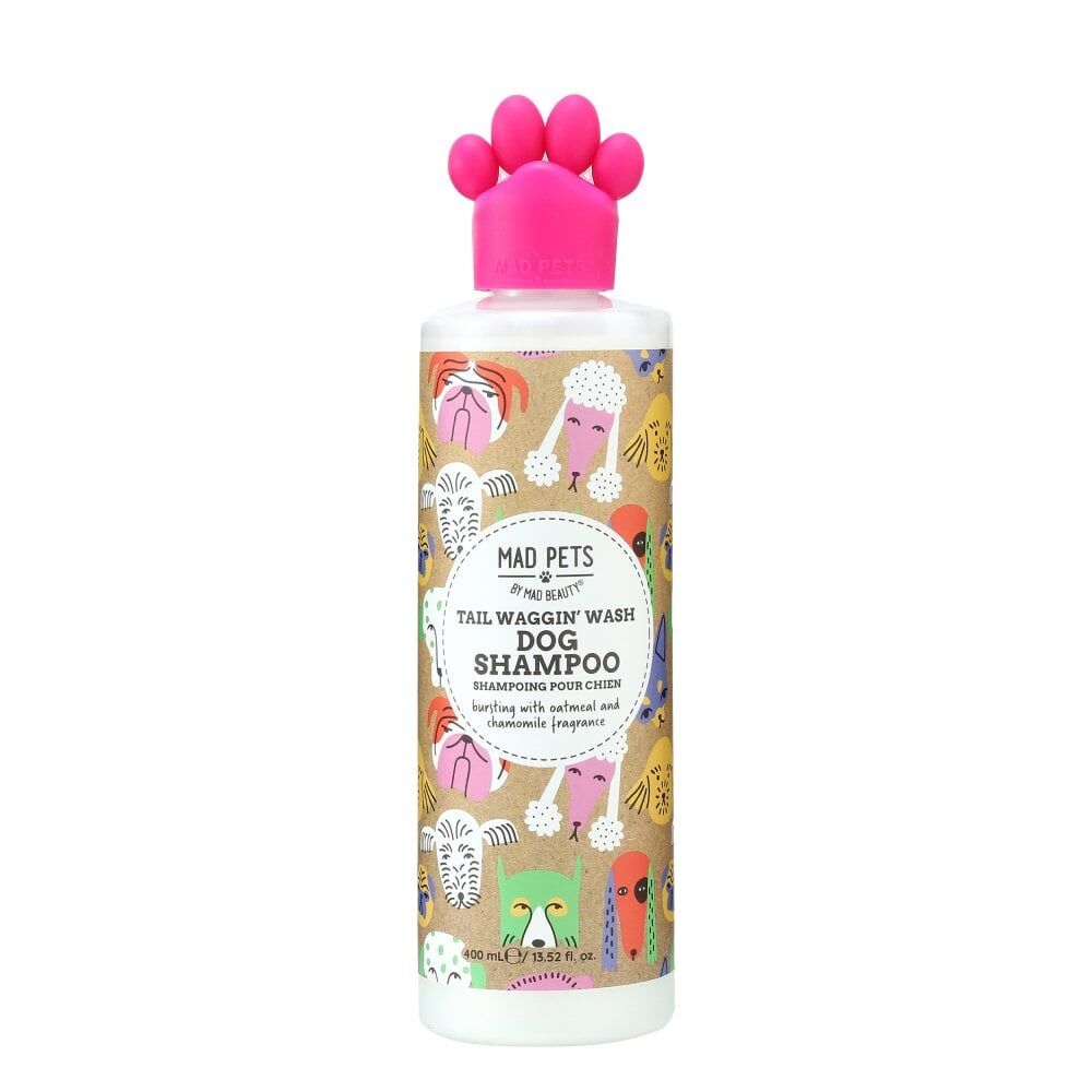 2PK Mad Pets Deep Cleansing Dog Fur Shampoo 400ml Oatmeal & Chamomile