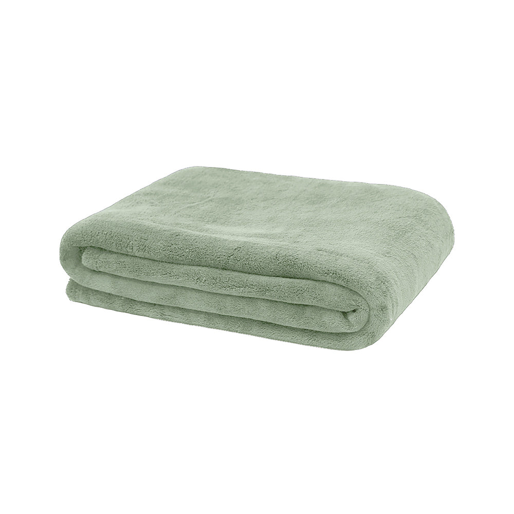 Bambury Decorative Ultra Soft Microplush Throw Rug Sage Home Decor