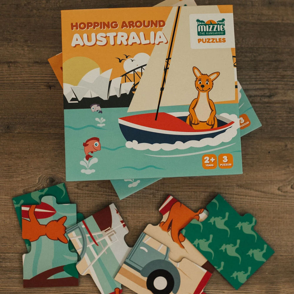 Mizzie The Kangaroo Puzzle Set