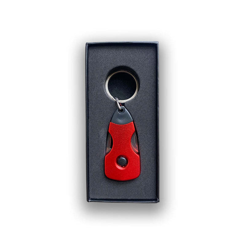 Men's Republic Key Ring Multi Tool DIY Home Gift Set Red
