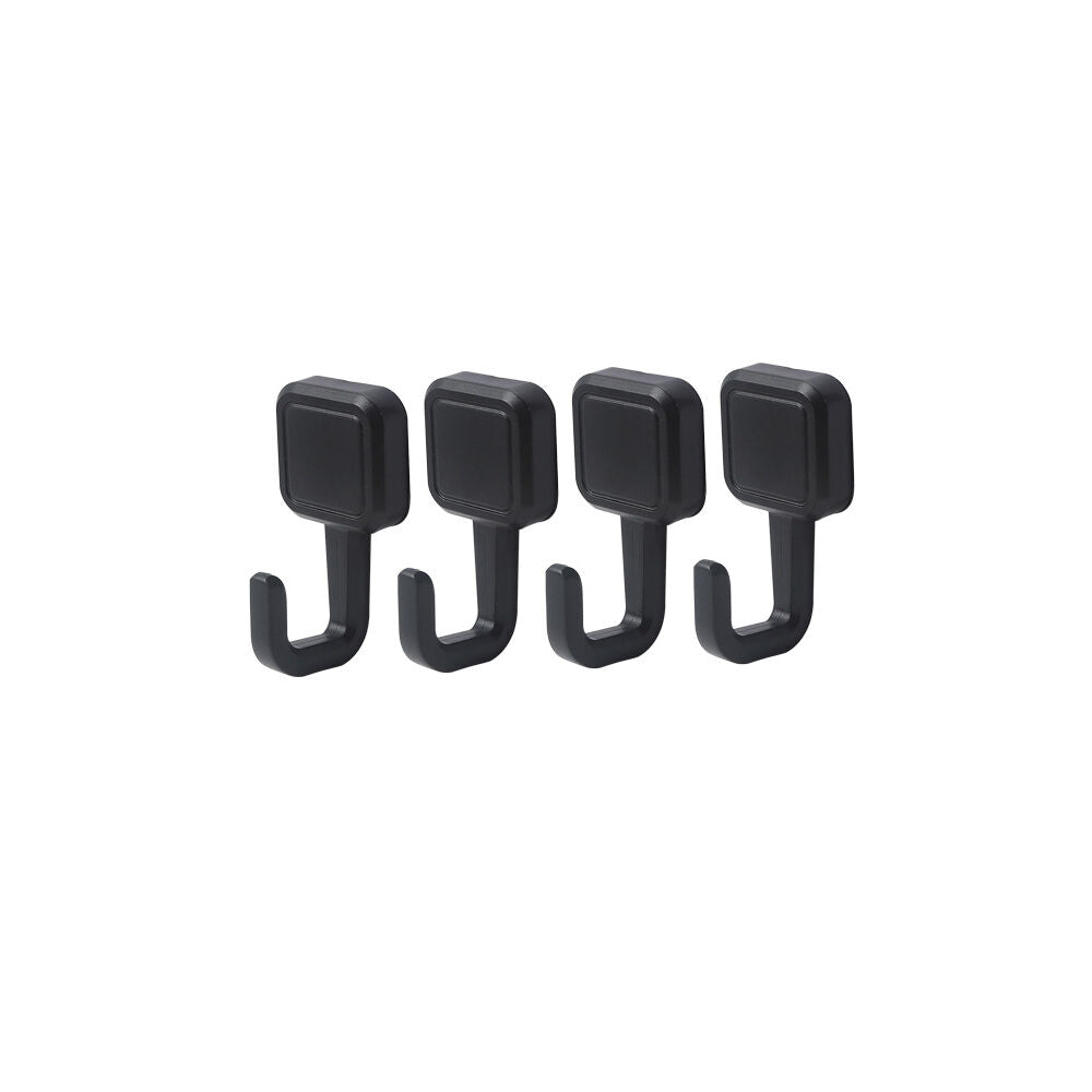 4pc Men's Republic Magnetic BBQ Hooks for Utensil Organisation - Black