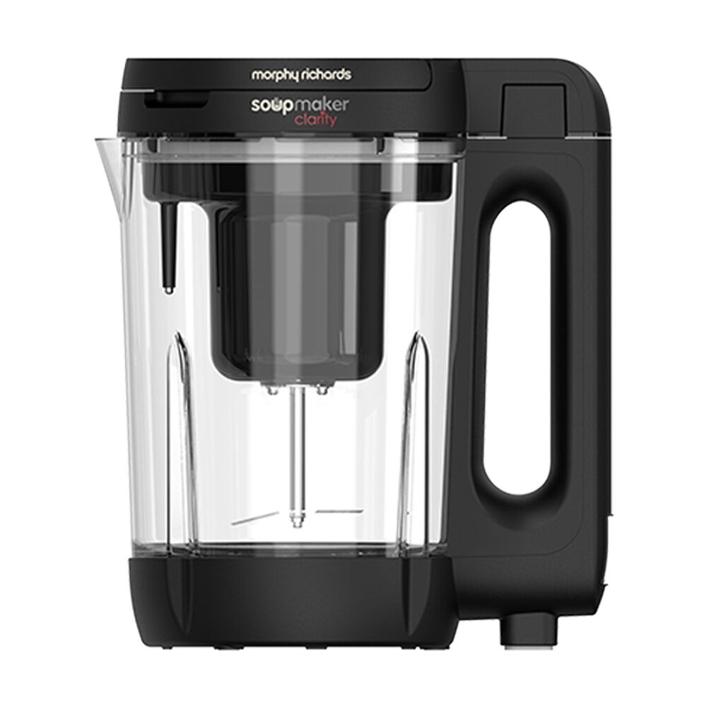 Morphy Richards Clarity Soup Maker 1000W 1.6 L w/ Interlocking Lid - Clear