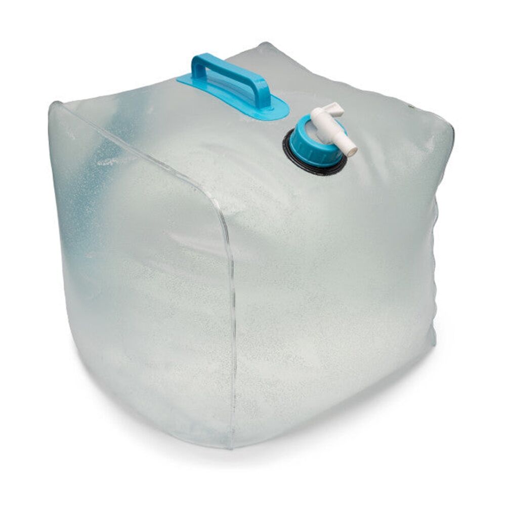SOL Packable Water Cube Foldable 6P-Free PVC Camping Container 20L