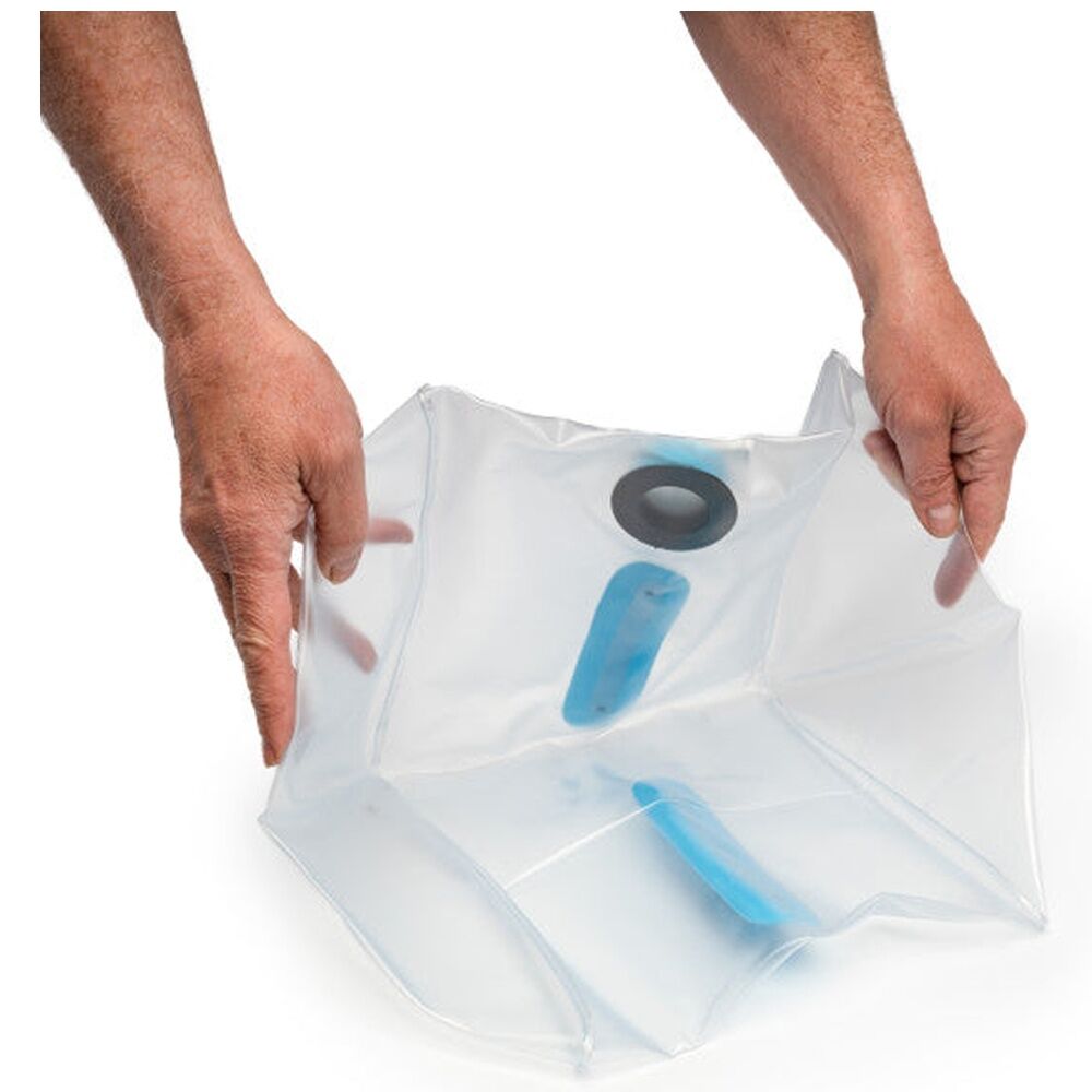 SOL Packable Water Cube Foldable 6P-Free PVC Camping Container 20L