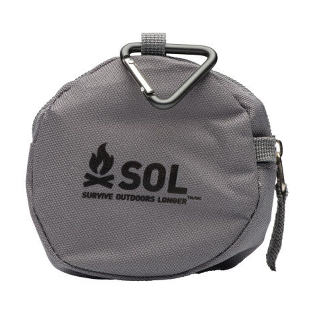 SOL Camp Critter Kit Hedgehog Emergency Survival Whistle Thermal Blanket
