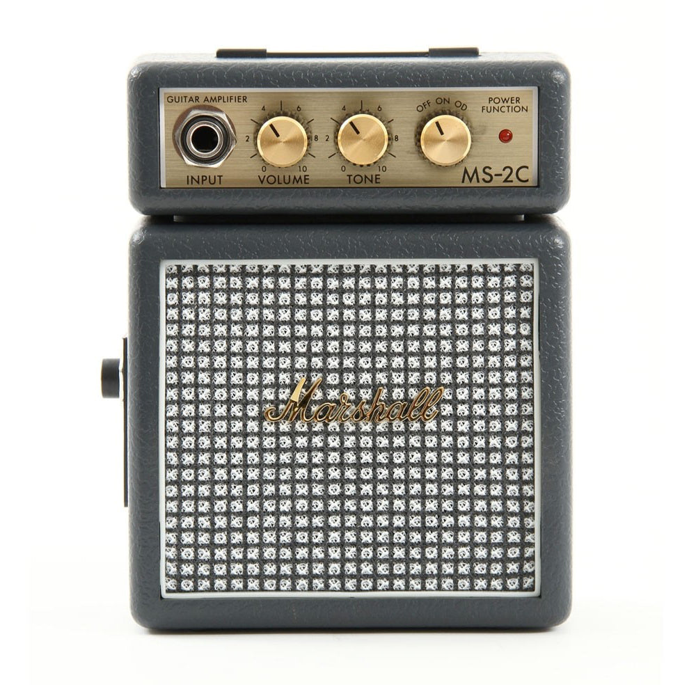 Marshall MS2C Classic Portable Micro Amplifier Amp Speaker for Guitar Instrument