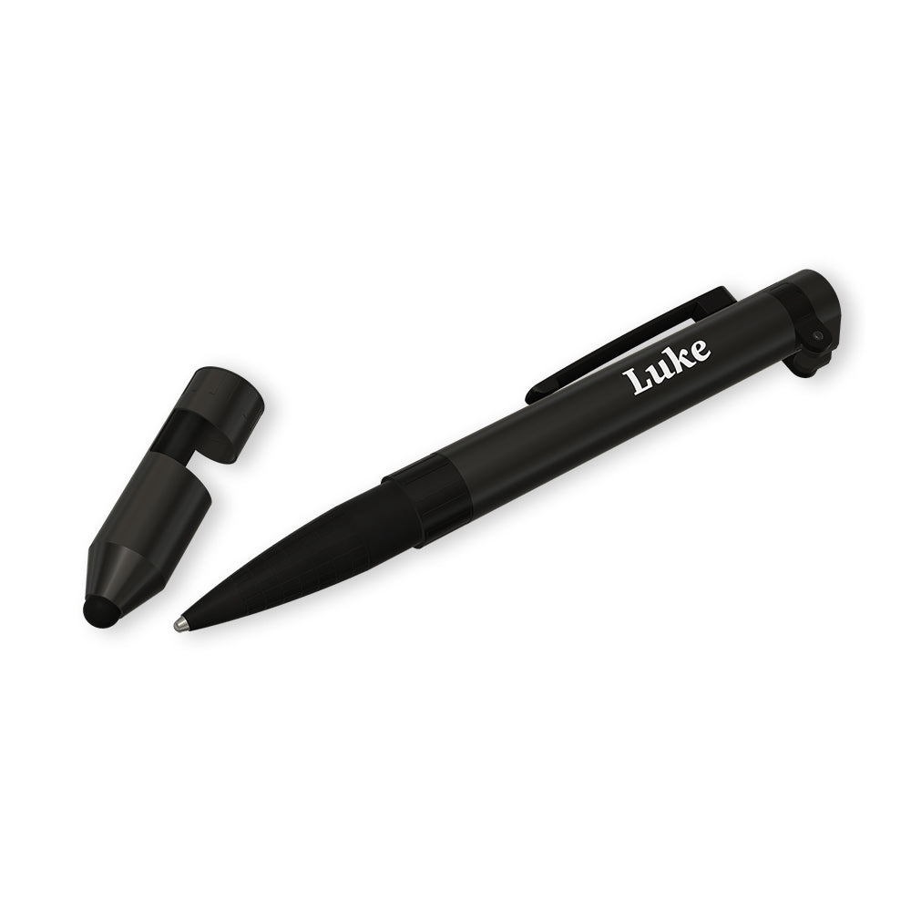 3pc Luke Multi-Tool Pen 7 In 1 Functions Black Case