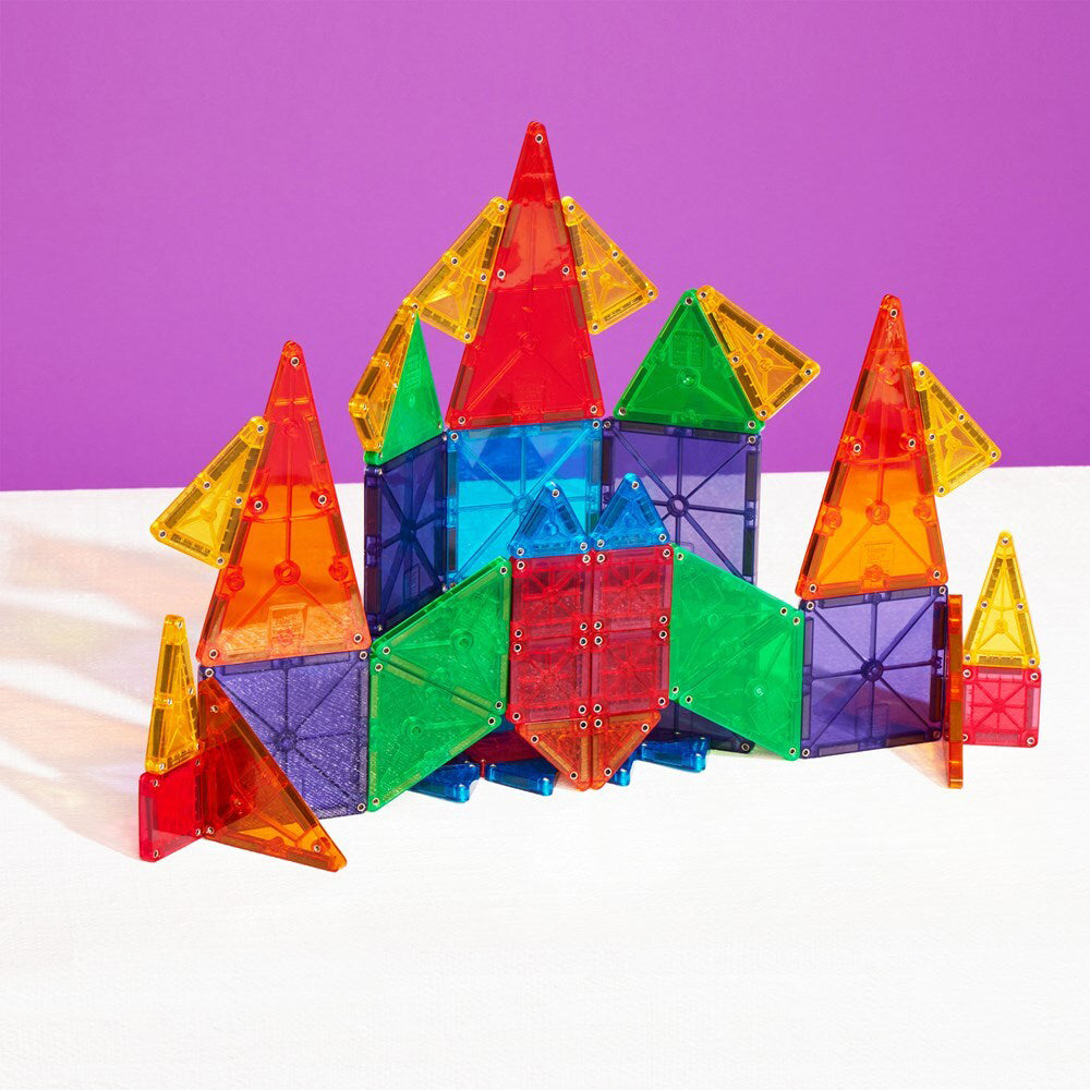 46pc Magna-Tiles Combo + microMAGS Set Building Toy 3y+