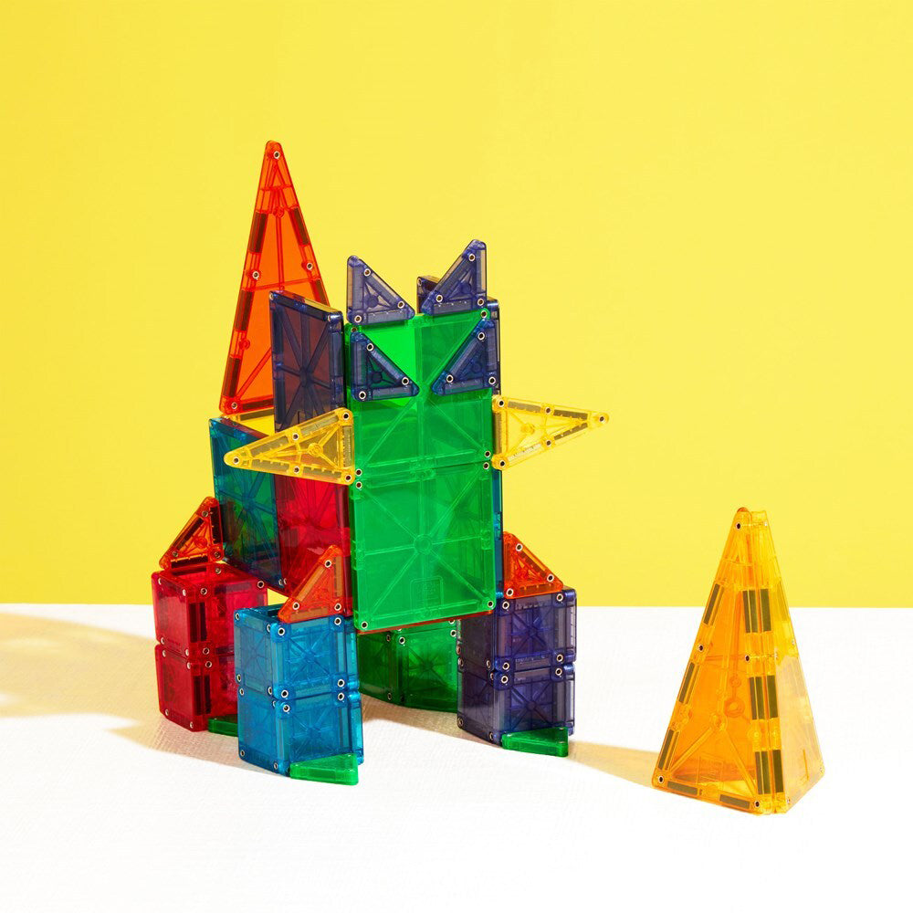 62pc Magna-Tiles Combo + microMAGS Set Building Toy 3y+