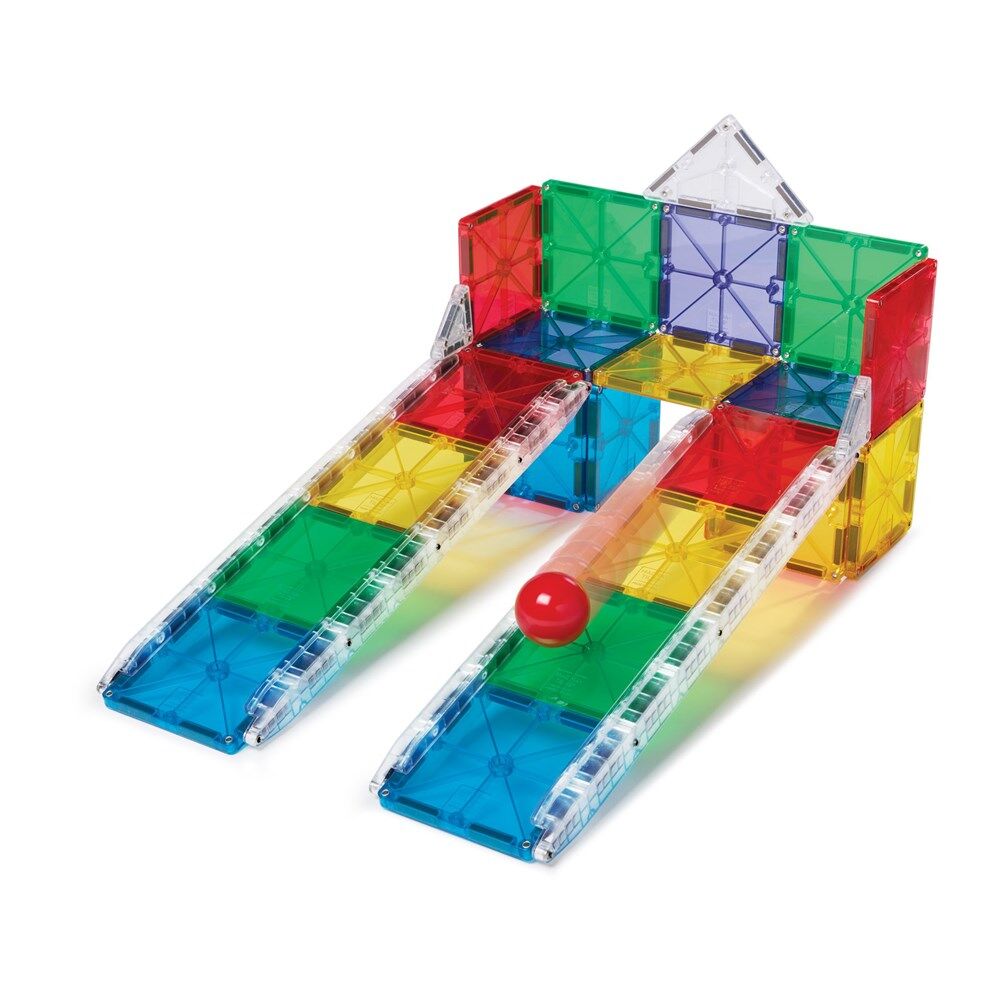 33pc Magna-Tiles Children's Rail Racers Magnetic Building Set 3Y+