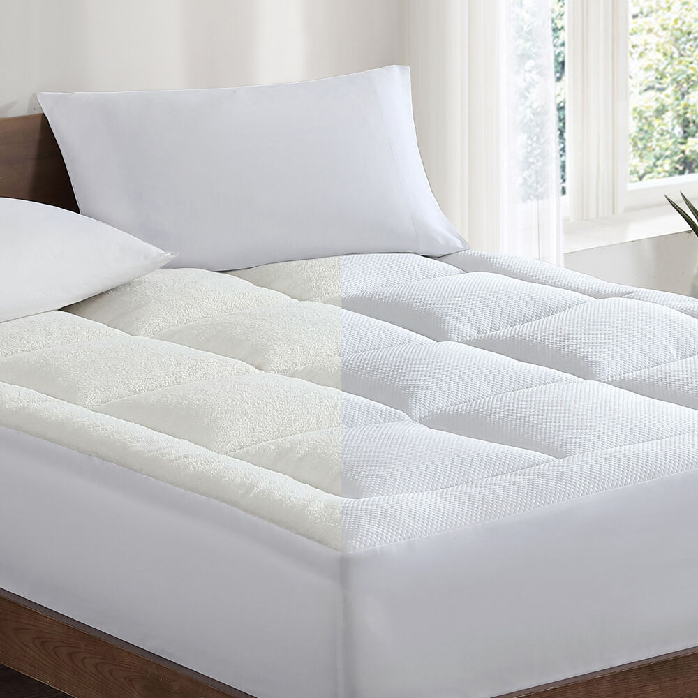 Ardor 1800Gsm Reversible Microfibre Mattress Topper White