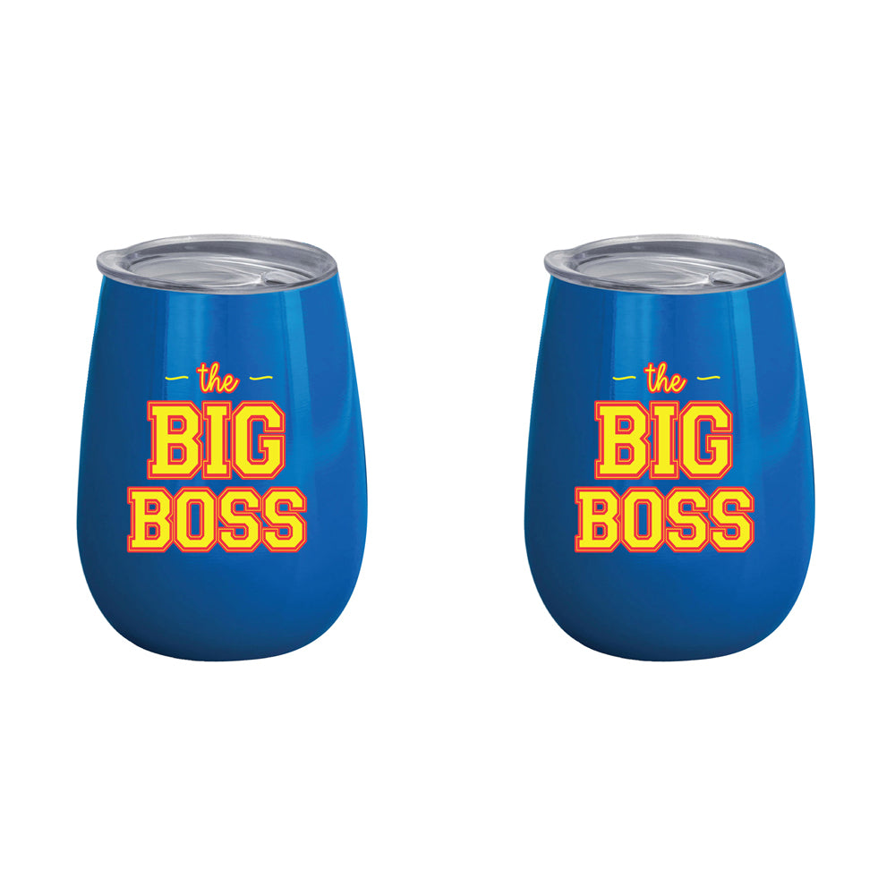2PK The Big Boss 360ml Stainless Steel Double Walled Insulated Mug