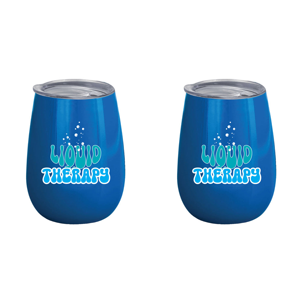 2PK Liquid Therapy 360ml Stainless Steel Double Walled Insulated Mug