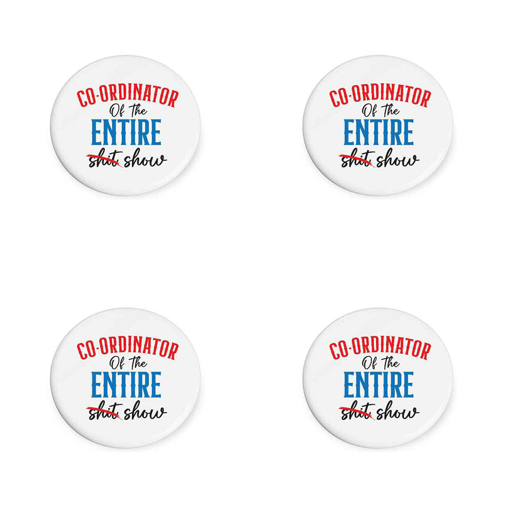 4PK Co-Ordinator of Beautiful on the Inside Ceramic Coaster Round 10cm