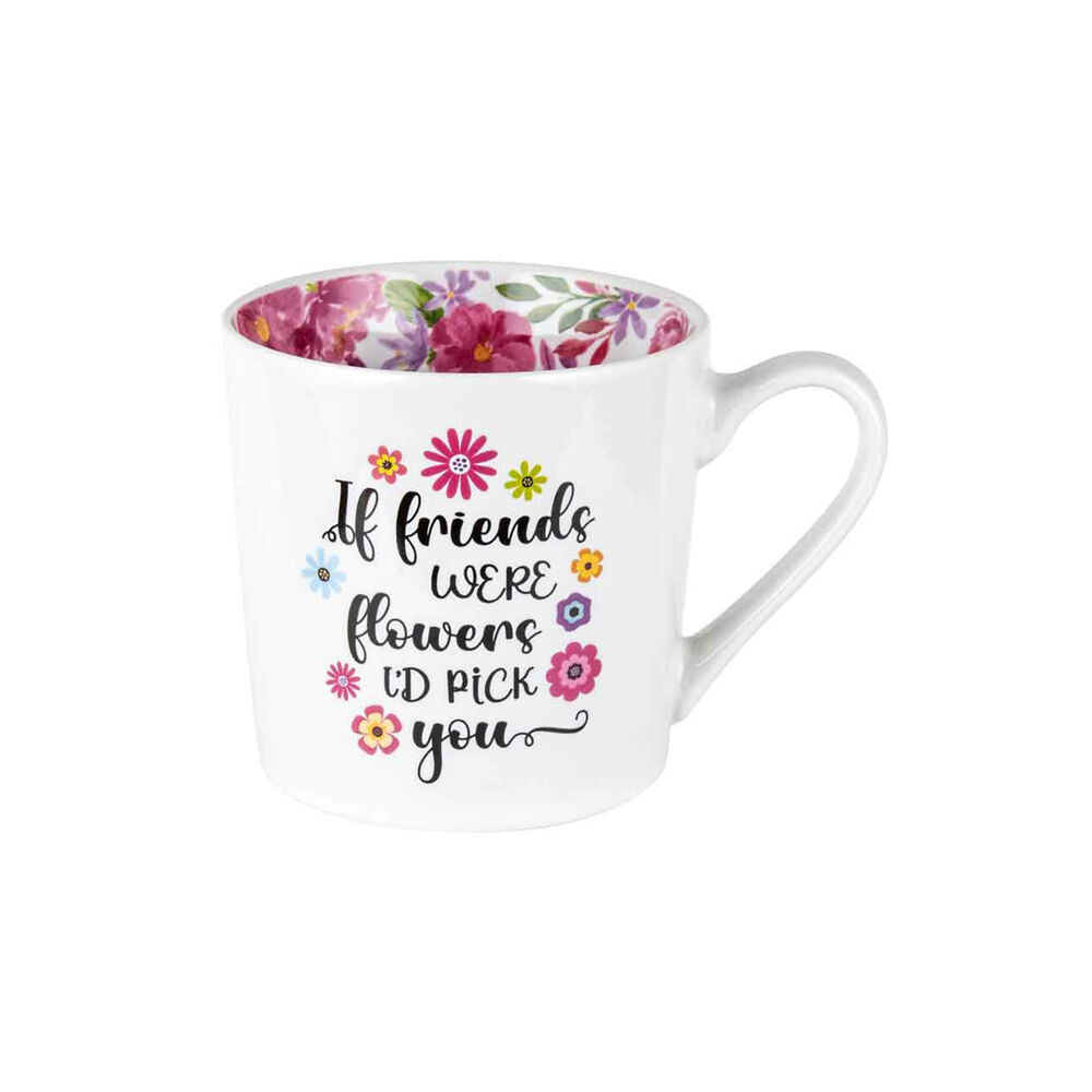 2PK LMD New Bone China Friends Beautiful Inside Mug 400ml