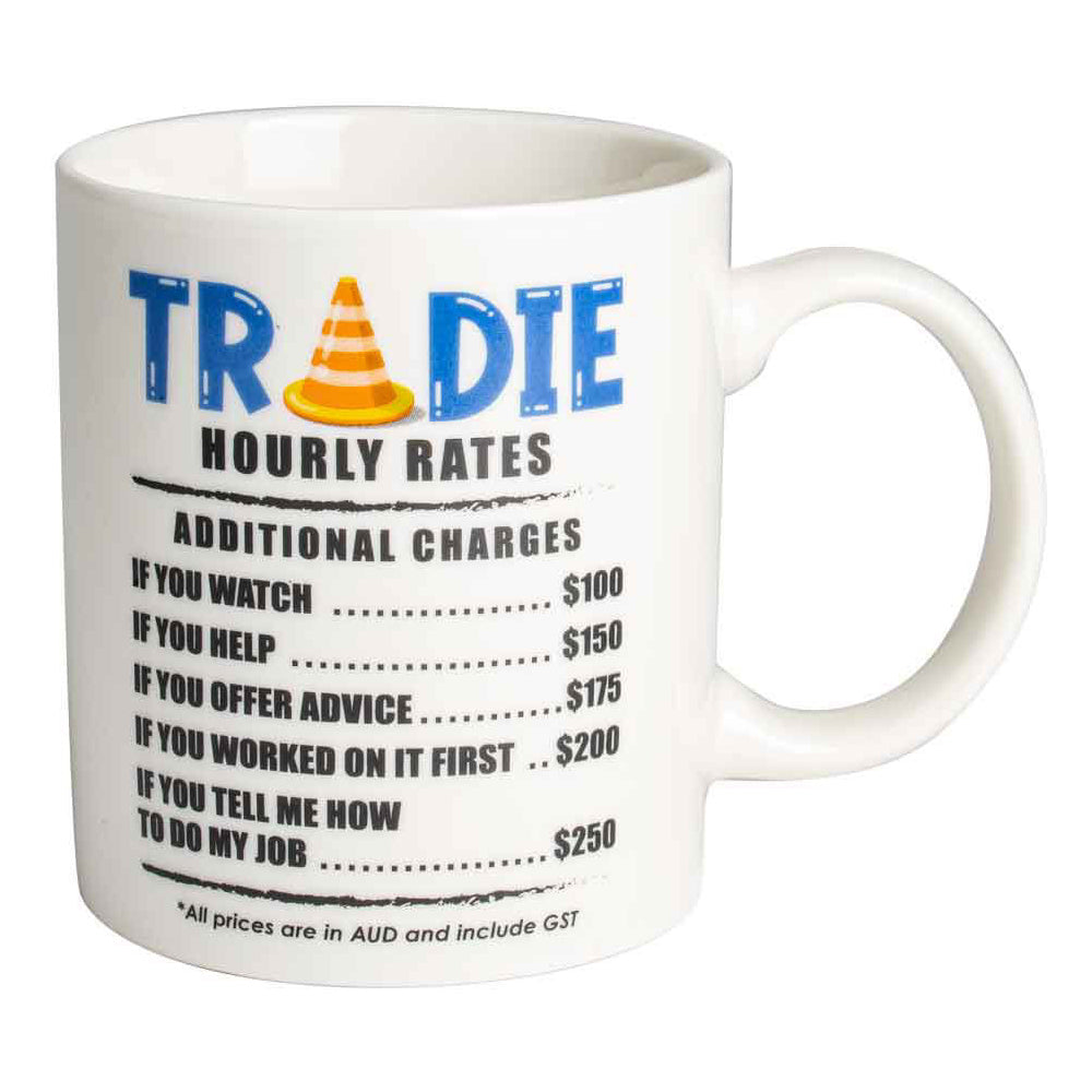 Tradie 360ml Ceramic Coffee/Tea Drink Mug w/ Handle