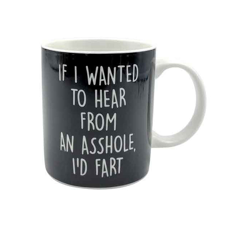 2PK If I Wanted To Hear From 350ml Novelty Funny Office Gift Mug