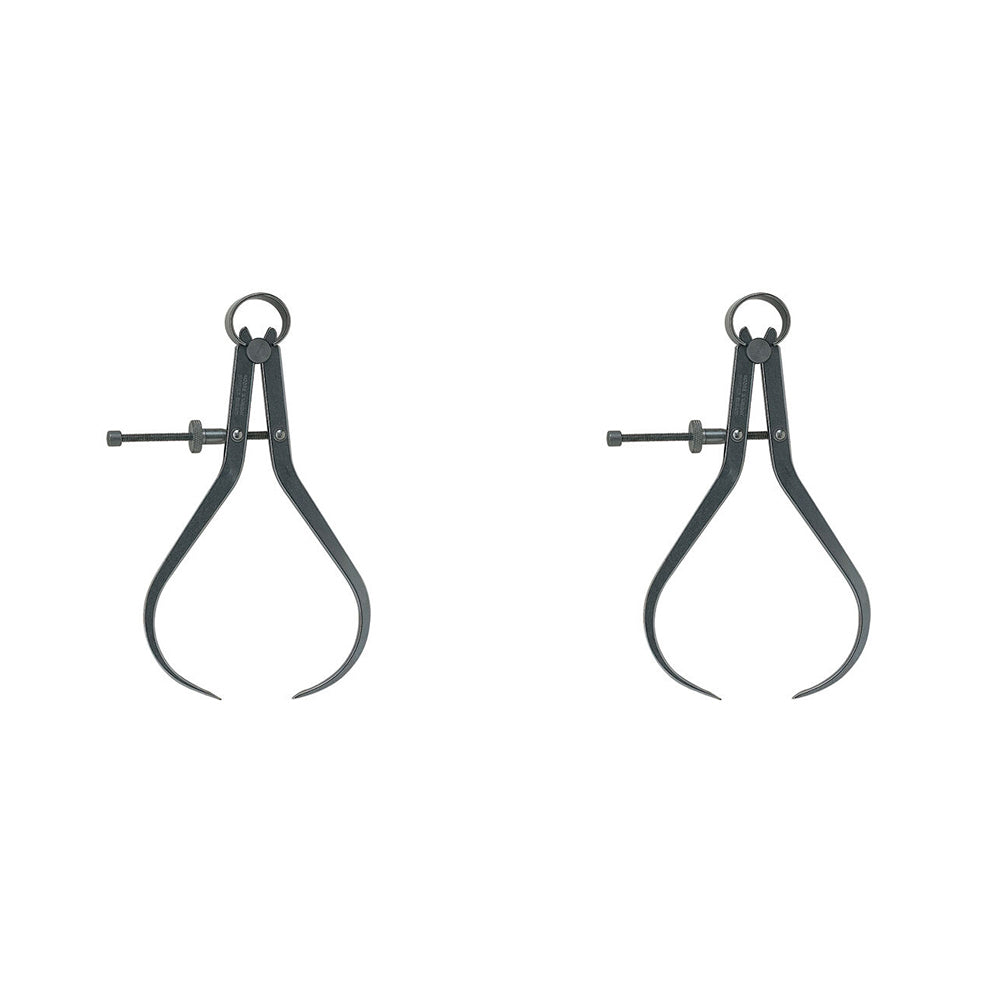 2PK Moore & Wright Steel Outside Caliper Spring Joint 150mm - Grey