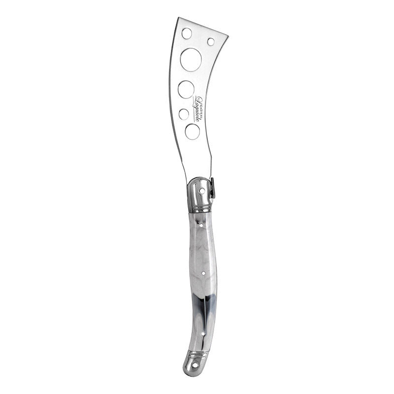 12pc Laguiole Etiquette 21.5cm Soft Cheese Knife - Marble White